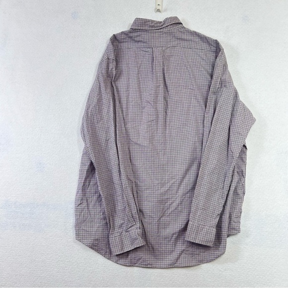 Polo Ralph Lauren Plaid Button Down Shirt XXL Blue White Long Sleeve Classic Fit - Picture 3 of 8